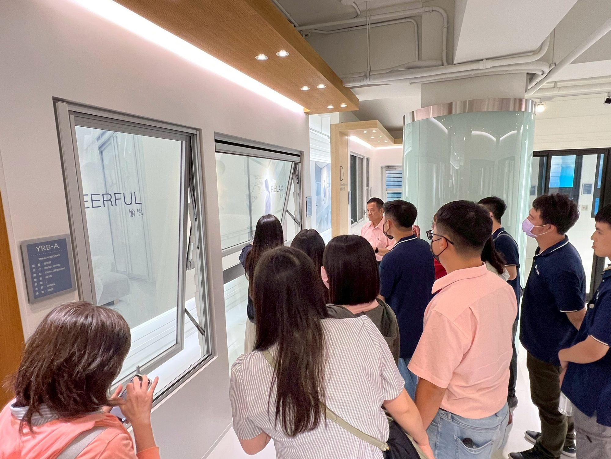 千大鋁業參訪YKK AP台北展示中心\